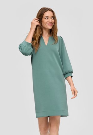 MIT V-AUSSCHNITT - Freizeitkleid - minze