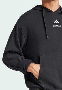 adidas Performance LES MILLS GRAPHIC - Felpa con cappuccio - black