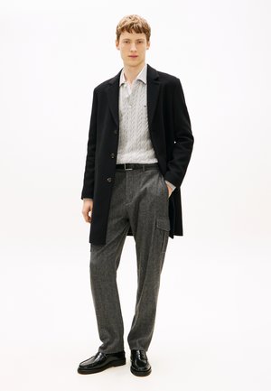 Tommy Hilfiger, NY WOOL MIX COAT - Cappotto classico - black