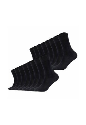 s.Oliver, S.OLIVER S.OLIVER UNISEX SOCKEN, 16ER PACK - KURZSOCKEN, EINFARBIG UNISEX - Sokken - schwarz