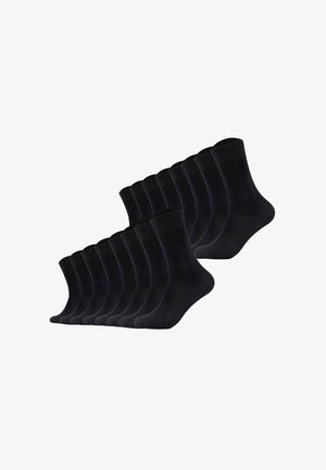 s.Oliver, S.OLIVER S.OLIVER UNISEX SOCKEN, 16ER PACK - KURZSOCKEN, EINFARBIG UNISEX - Chaussettes - schwarz