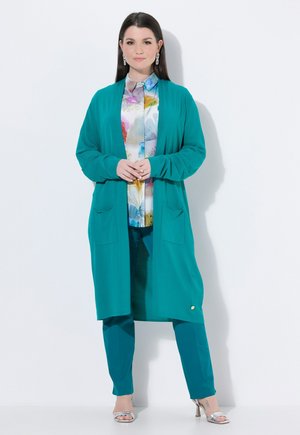 Ulla Popken CARDIGAN - Cardigan - emerald