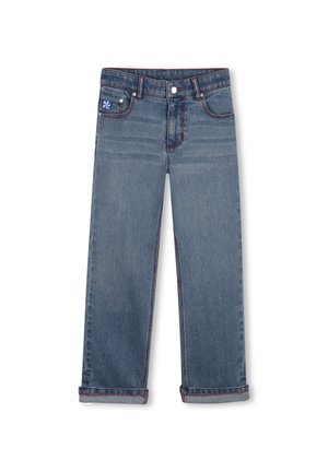 Kids around, PANTALON EN DENIM - Jean droit - dble stone+brossage