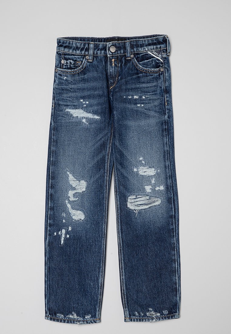 Replay Straight leg jeans blauw