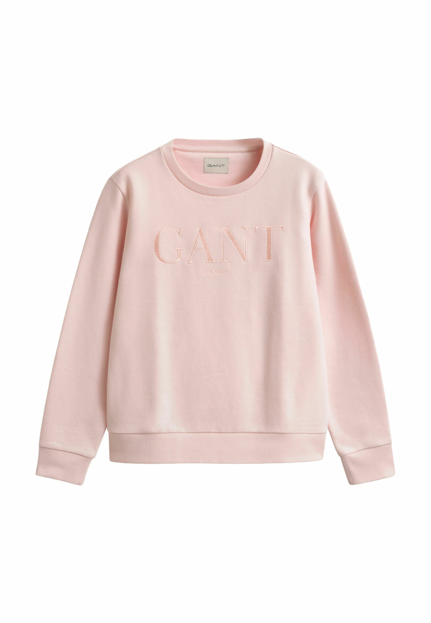 GANT TONAL GRAPHIC CREW NECK - Mikina - apricot pink