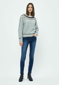 Desires Pulover - m light grey melange