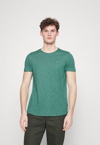 Tommy Jeans SLIM JASPE CREW NECK - T-shirt básica - rural green