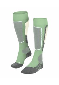 FALKE - SK2 WOOL SKIING FUNCTIONAL MEDIUM-CUSHIONED - Calzettoni - quiet green Immagine in miniatura 1