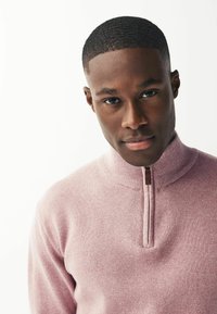 Next ZIP NECK - Maglione - pink