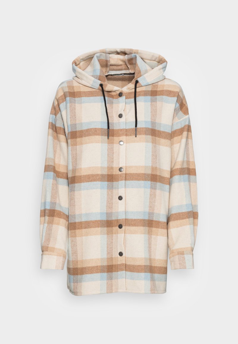Damen Parkas | Noisy May NMFLANNY HOOD LONG SHACKET Kurzmantel beige - XL80417 Damen Parkas | Noisy May NMFLANNY HOOD LONG SHACKET Kurzmantel beige - XL80417