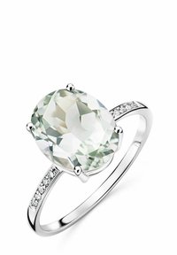 GREEN AMETHYST  - Anello - white gold