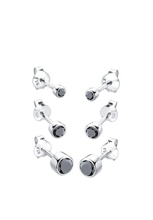 3 PACK BASIC - Ohrringe - schwarz