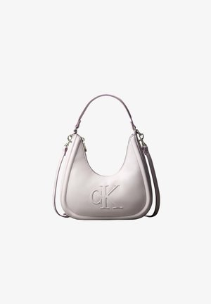 Calvin Klein, BOLD SMALL CRESCENT BAG - Handtas - gray/lilac