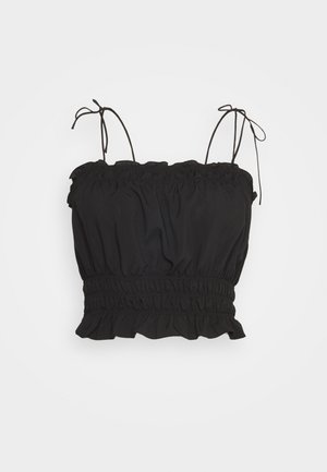 VALERIE CROP - Topper - black