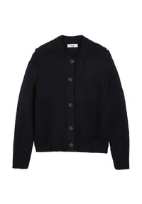 CARDIGAN LONG SLEEVE CREW NECK  - Adīta jaka - medium blue melange