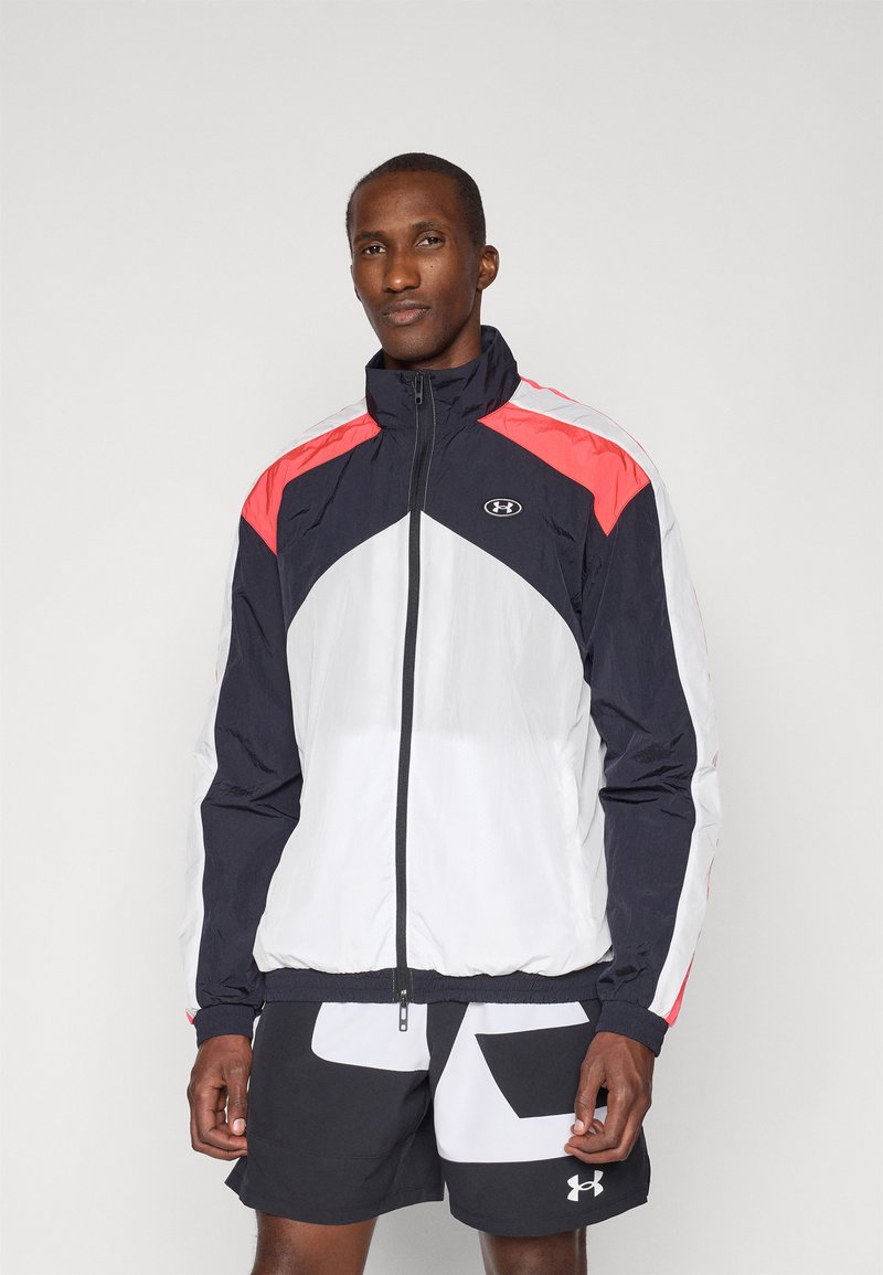 Under Armour ICON TRACK - Training jacket - white/black