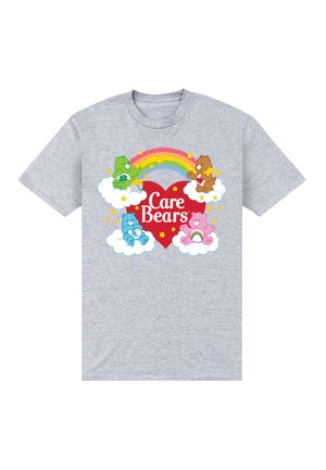 CARE BEARS ON CLOUDS - T-Shirt print - light heather