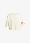 NEUCLASSICS - T-shirt med print - cream white real coral