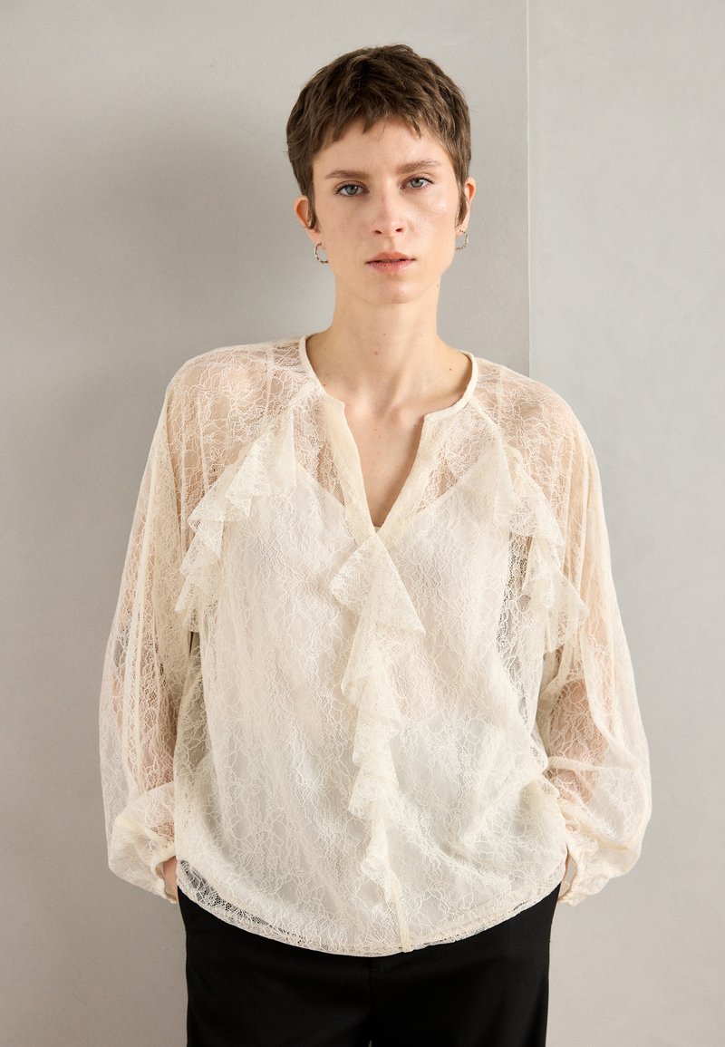 Mos Mosh BLOUSE - Bluse - ecru