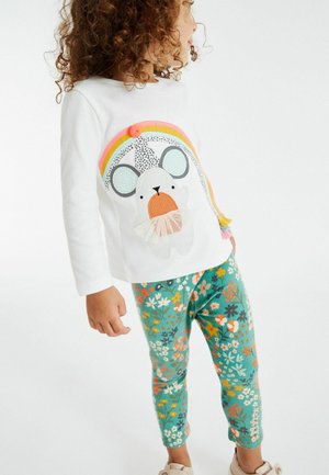 LONG SLEEVE SET - Leggings - mint green mouse