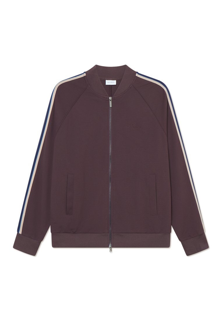 Les Deux Sweater met rits bruin Les Deux Sweater met rits bruin