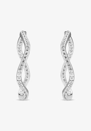 Sif Jakobs Jewellery, ELLERA WAVES X-GRANDE - Øreringe - silver white