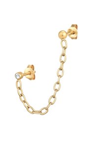 Elli SPARKLING BASIC - MIT KRISTALLEN VON SWAROVSKI® - Øreringe - gold-coloured
