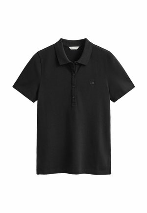 GANT, SLIM FIT SHIELD   - Poloshirt - black