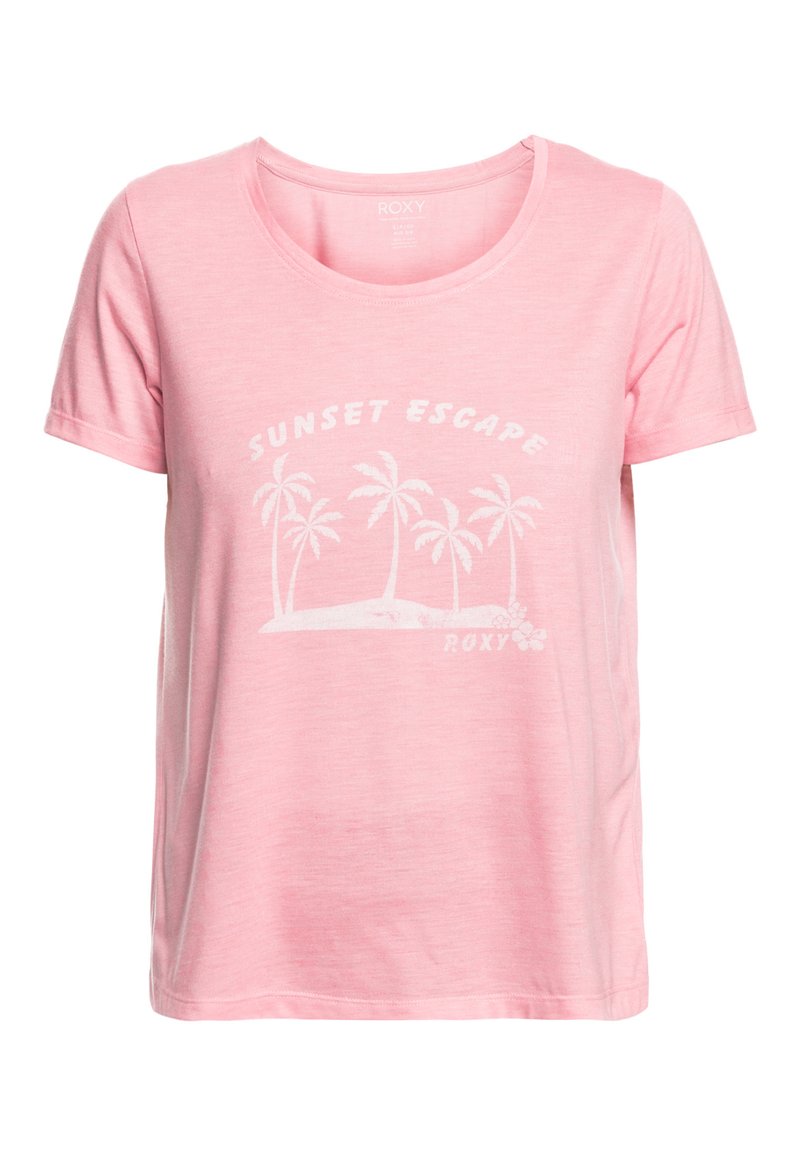 Roxy T-shirt print donkerroze Roxy T-shirt print donkerroze