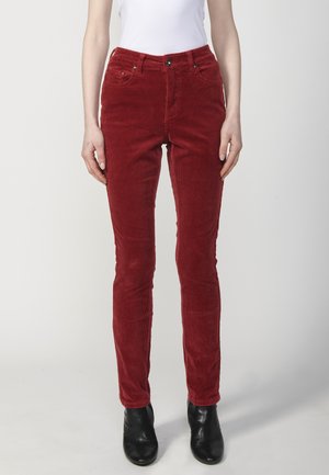 Kalhoty - granate   maroon