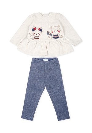 SET - Leggings - off white
