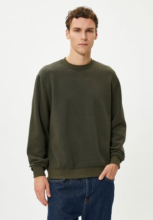 CREW NECK  - Jersey de punto - khaki