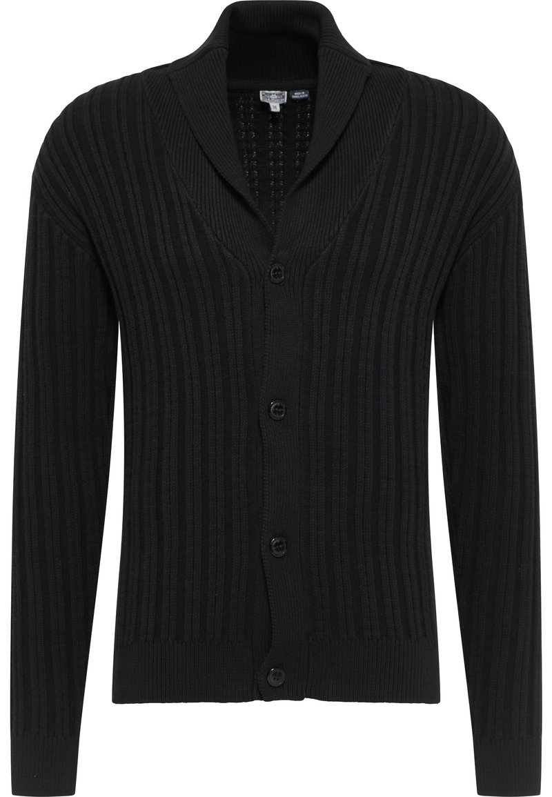 Herren Strickjacken | DreiMaster DREIMASTER ABREL Strickjacke schwarz - YU87970 Herren Strickjacken | DreiMaster DREIMASTER ABREL Strickjacke schwarz - YU87970