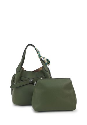 MALU SET - Toilettas - crocodile green