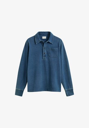 GANT, GANT INDIGO RUGGER - Maglietta a manica lunga - indigo