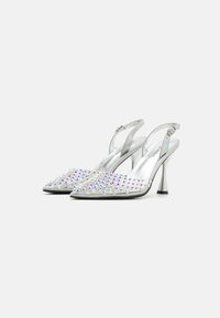 Jeffrey Campbell SHINER - Sandalias de tacón - silver-coloured