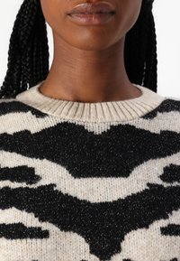 ONLY ONLAMBER O NECK - Pulóver - oatmeal