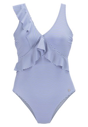 LASCANA Badedragt - blue/white
