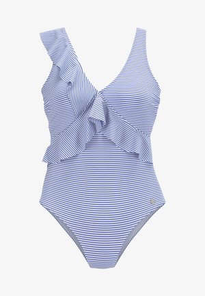 LASCANA Swimsuit - blue/white