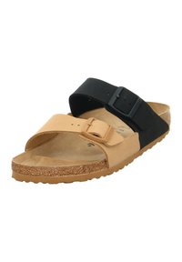 Birkenstock Mules - black brown multi