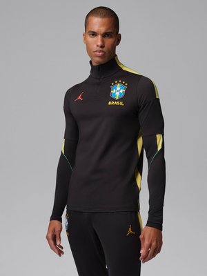 Nike Performance, BRAZIL STRIKE TOP - PERFORMANCE SET - Chaqueta de entrenamiento - black/yellow pulse/(infrared 23) (no sponsor-plyr)