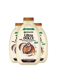 Garnier - SHAMPOO ULTRA DOLCE LATTE DI COCCO E MACADAMIA, CAPELLI MORBIDI E SETOSI, 400 ML - 3 PACK - Shampoo - trasparente Immagine in miniatura 1