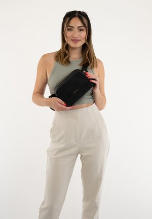 Le Tanneur JUSTINE - Sac banane - Noir/noir - ZALANDO.FR