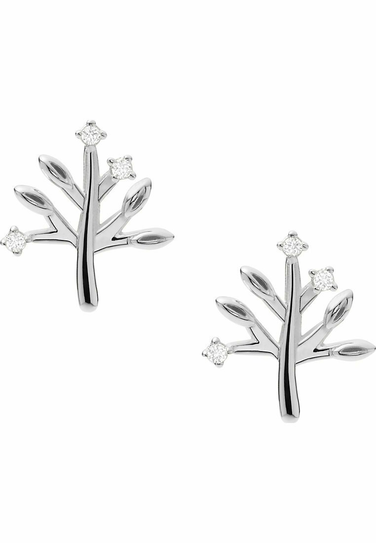 Fossil Øreringe - silberfarben