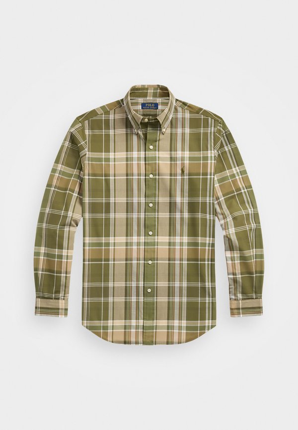 CUSTOM FIT PLAID STRETCH POPLIN SHIRT - Shirt4