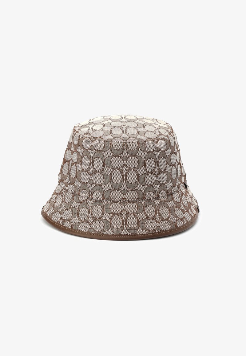COACH SIGNATURE BUCKET - Hat - brown