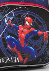 Kidzroom SPIDERMAN BACK TO SCHOOL BACKPACK UNISEX SET - Mokyklinių priemonių rinkinys - blue/black