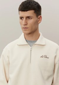 Les Deux CREW HALF ZIP  - Melegítőfelső - offwhite