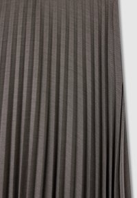 Gonna a pieghe - grigio medio melange