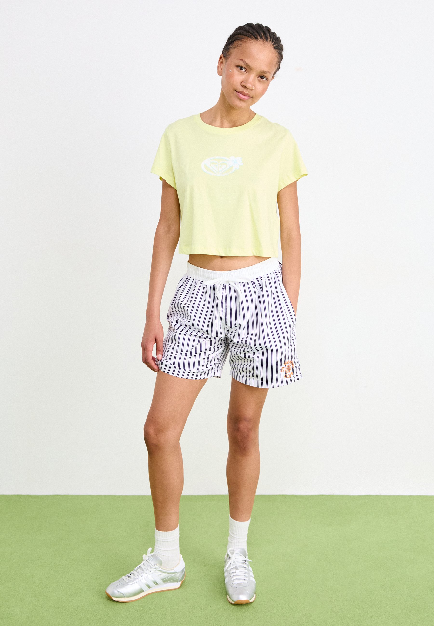 売れ筋商品|||ロキシー Tシャツ レディース トップス PEOPLE SPEAK - Print T-shirt - luminary green Roxy PEOPLE SPEAK - T-Shirt print - luminary green/grün